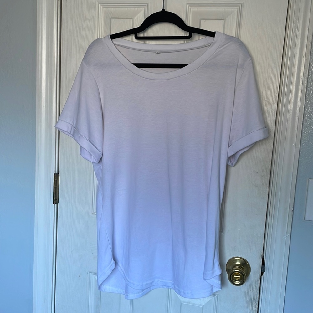 plain white t in size large